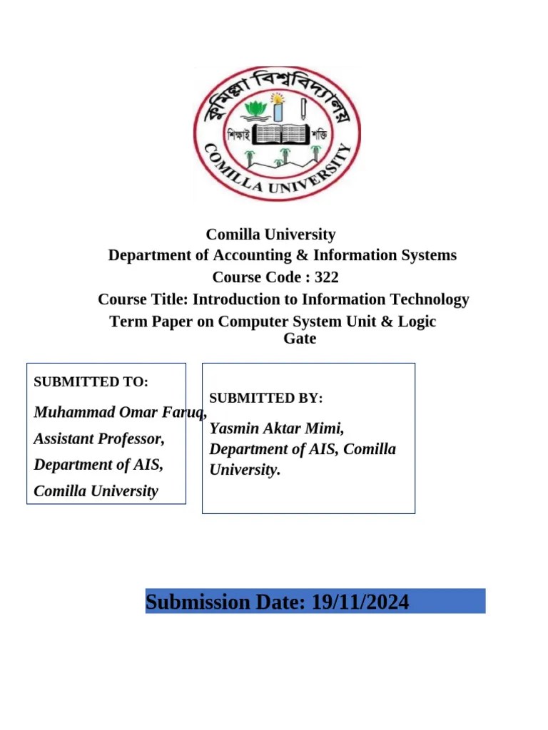 Ict (12106036) | PDF | Random Access Memory | Logic Gate