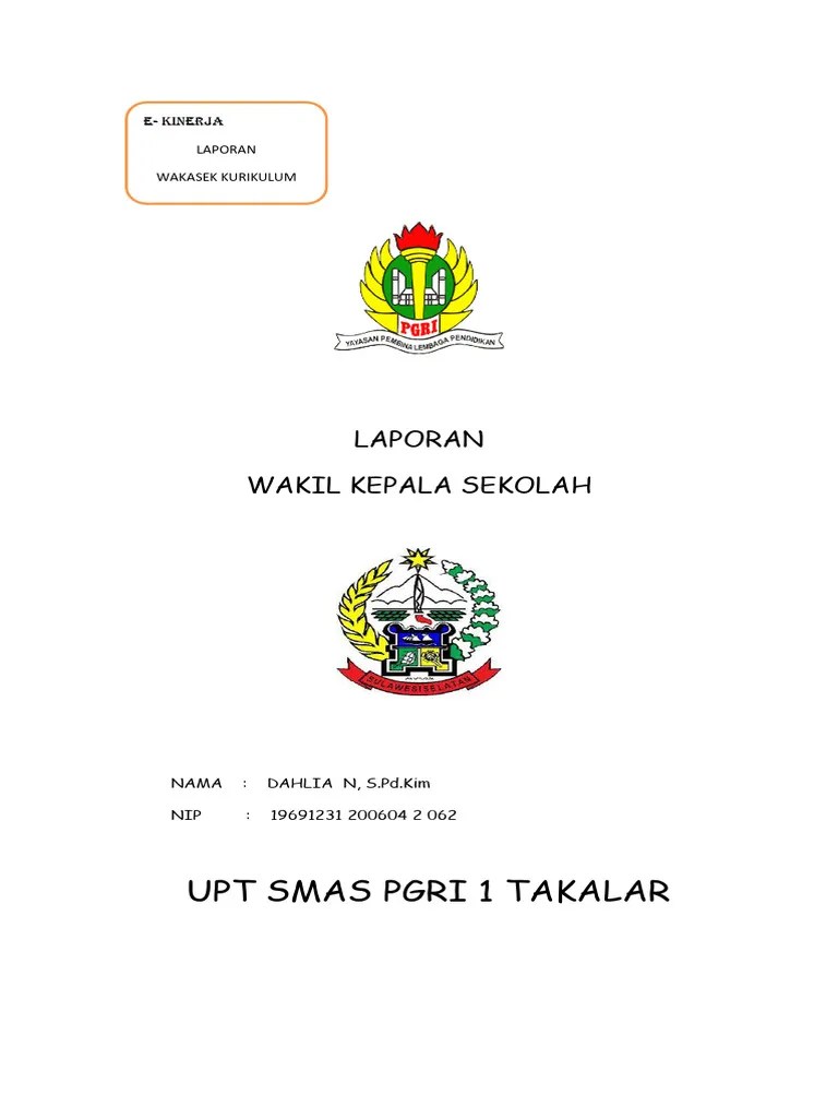 Laporan Kinerja Wakasek Kurikulum 2024 | PDF | Karier & Perkembangan | Kesehatan Holistik