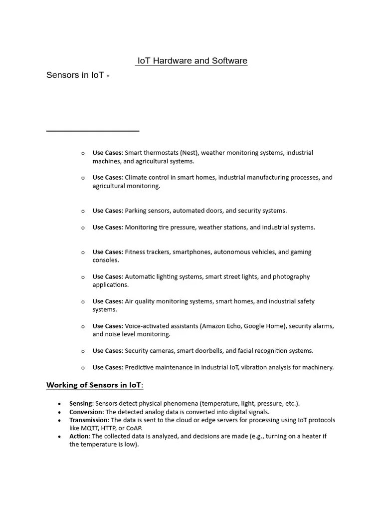 Unit-2 Iot Notes | PDF | Internet Of Things | Raspberry Pi