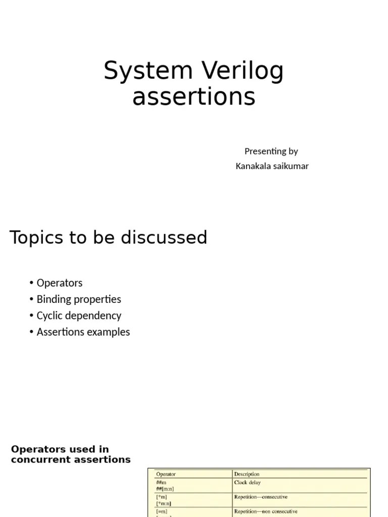 System Verilog Assertions | PDF | Computer Programming | Computer ...