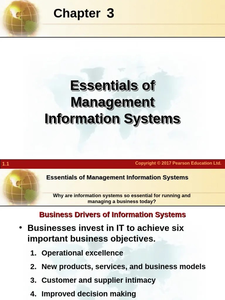 Mis 3 | PDF | System | Management Information System