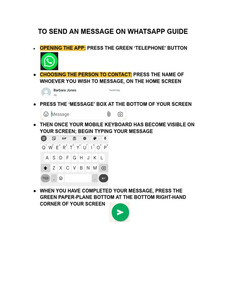 Whatsapp Guide | PDF