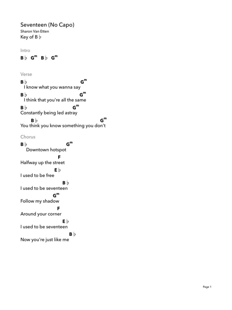 Seventeen-Original-Key | PDF