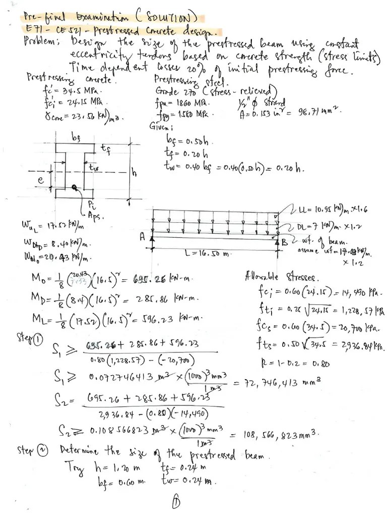 E71 Pre Final Exam Solution | PDF