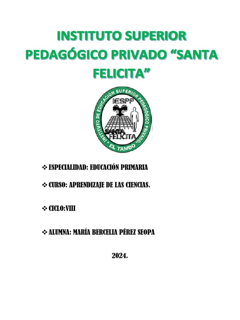 Aprendizaje De Las Ciencias | PDF