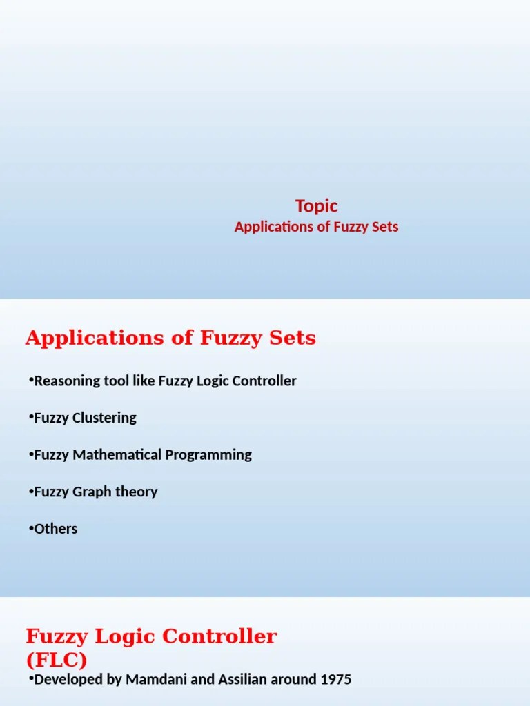 Fuzzy Logic 2 | PDF | Fuzzy Logic | Sensitivity Analysis