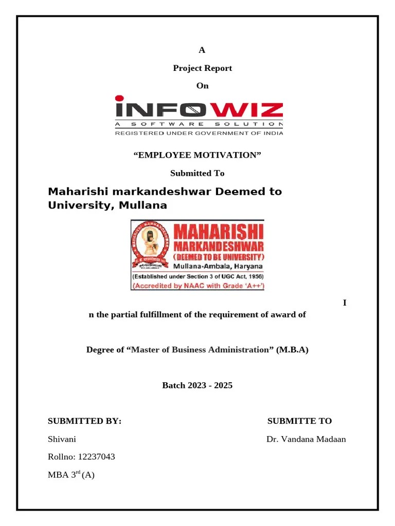 Employee Motivation | PDF | Motivation | Motivational