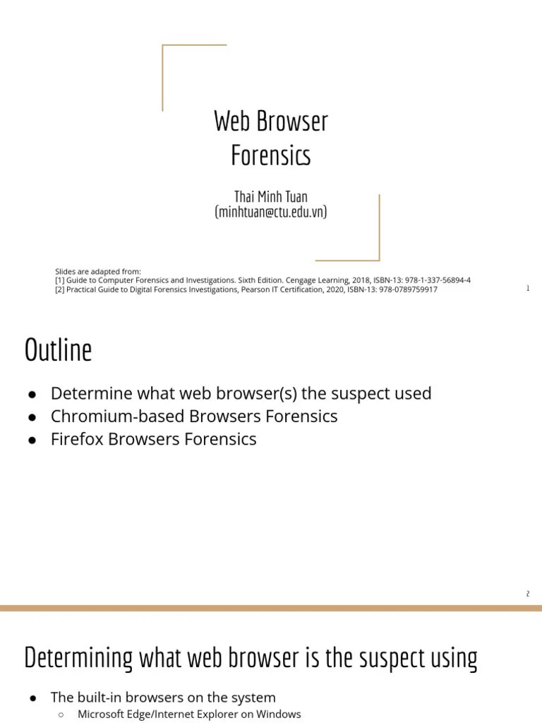Chapter05 - Web Browser Forensics | PDF | Http Cookie | Software