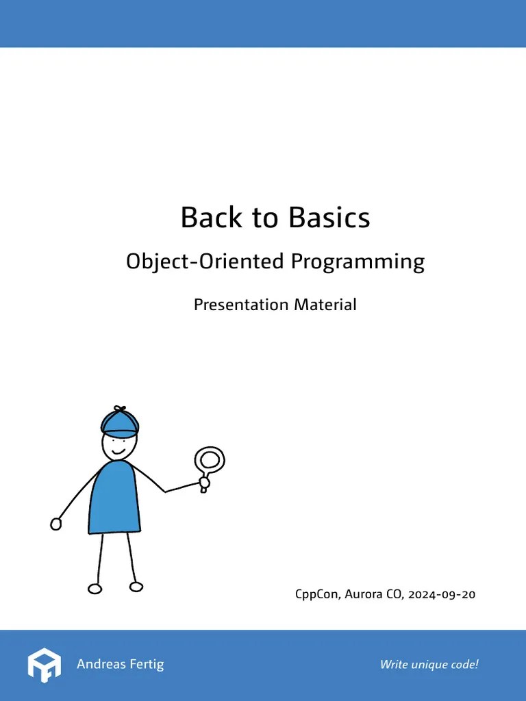 Afertig 2024 Cppcon Back To Basics | PDF | Constructor (Object Oriented ...
