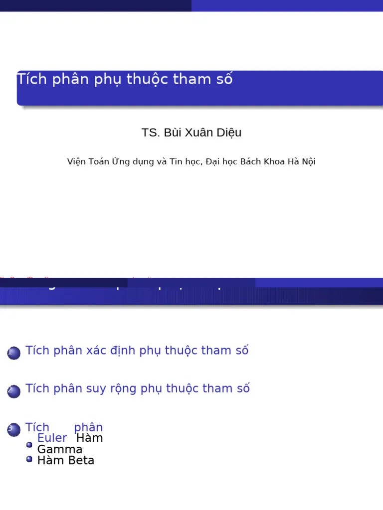 Giai-Tich-2 Bui-Xuan-Dieu Gt2 Chuong3 - (Cuuduongthancong - Com) | PDF