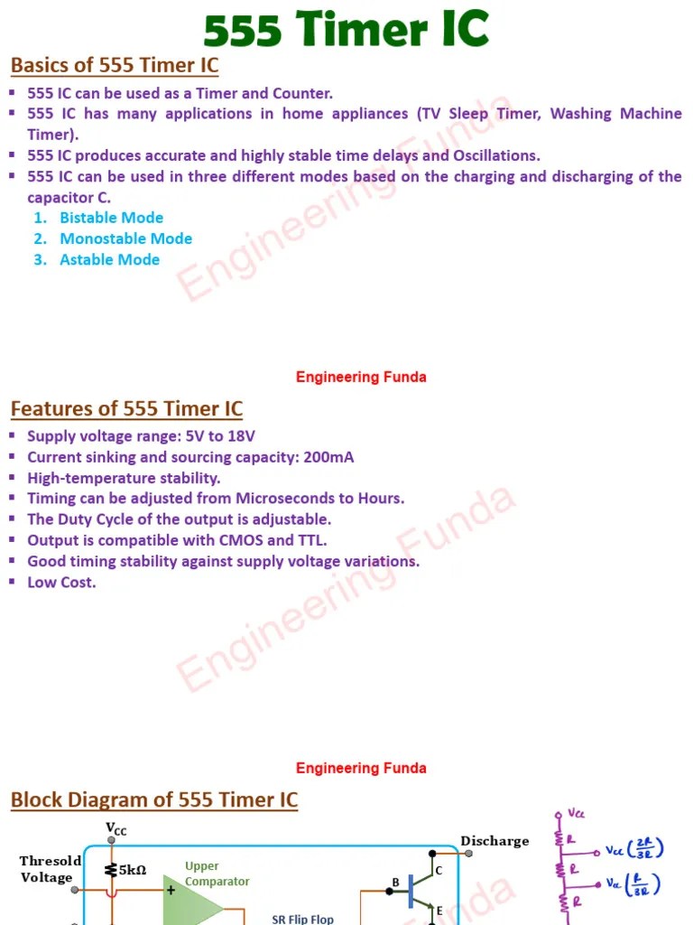 4 +555+Timer+IC | PDF | Electronic Circuits | Computer Engineering