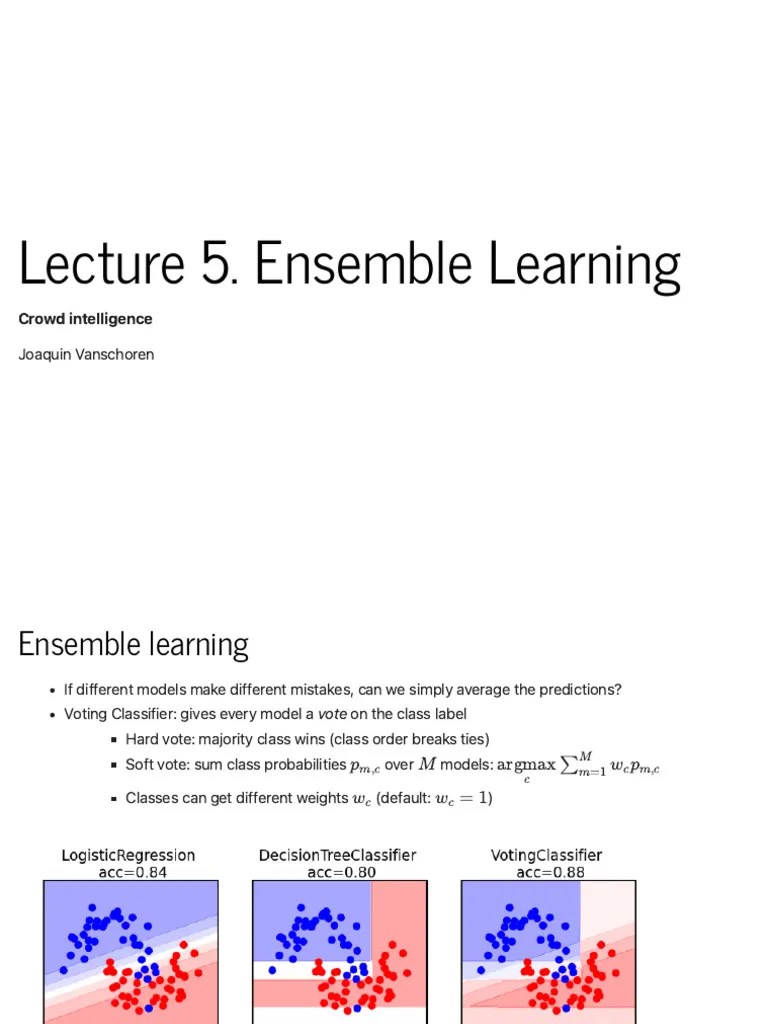 05 - Ensemble Learning | PDF | Errors And Residuals | Bootstrapping ...
