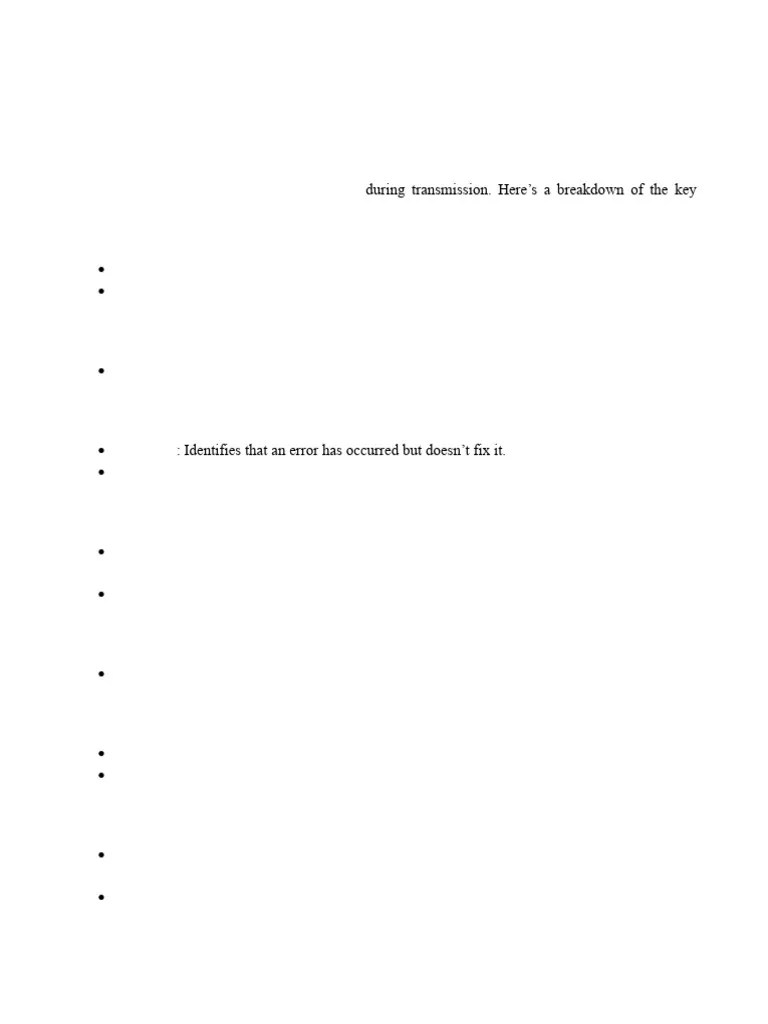 Chapter 10 | PDF | Error Detection And Correction | Data Transmission