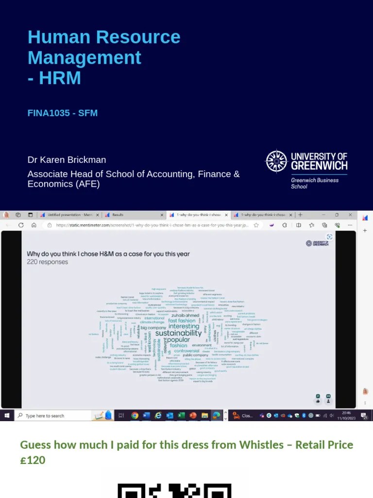 HRM Lecture | PDF | Human Resource Management | Corporate Governance