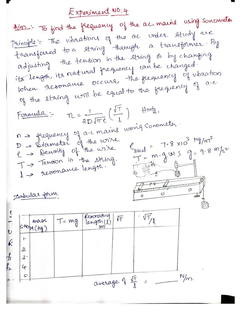 Physics Practical Exam Format 2 | PDF