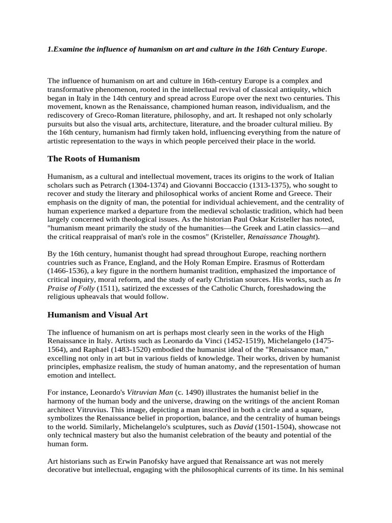 Renaissance | PDF | Renaissance | Humanism