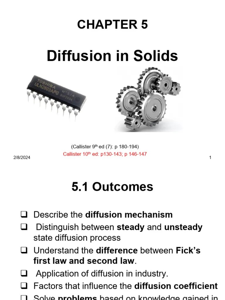 Chapter 5 2021 Diffusion | PDF | Diffusion | Alloy