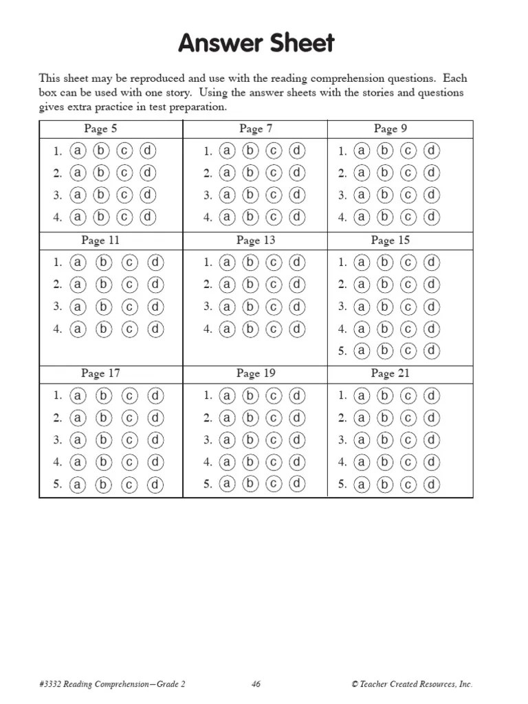 Reading Comprehension Grade 2 Standard E-Book | PDF | Reading (Process ...