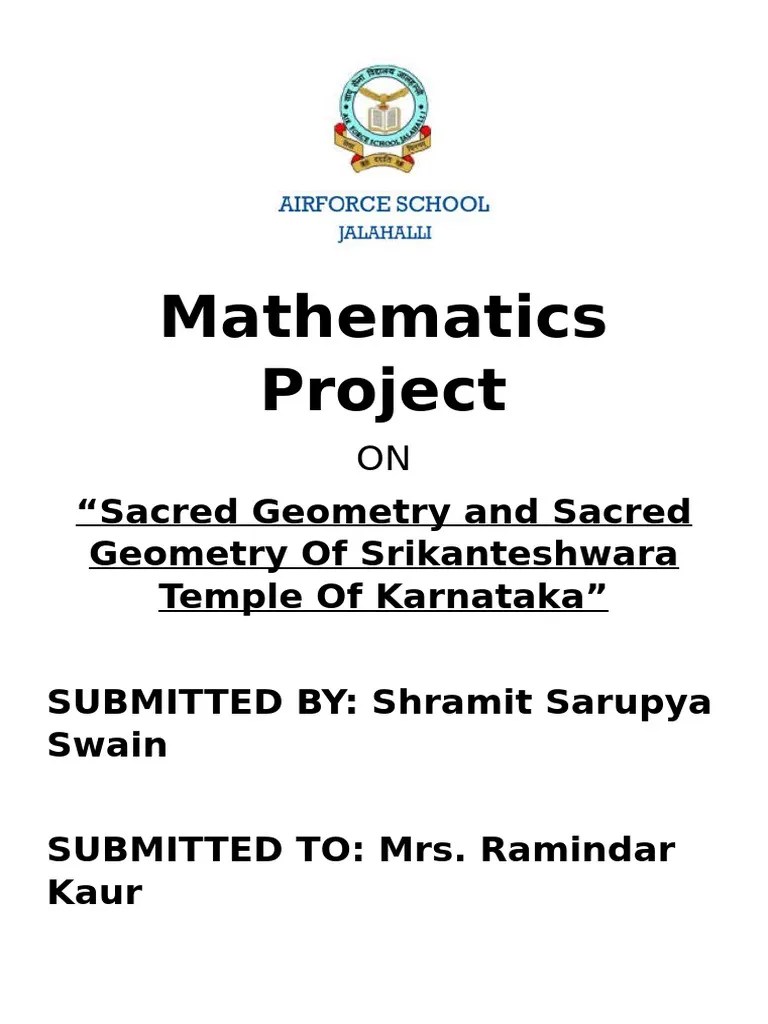 Mathematics Project | PDF | Mandala