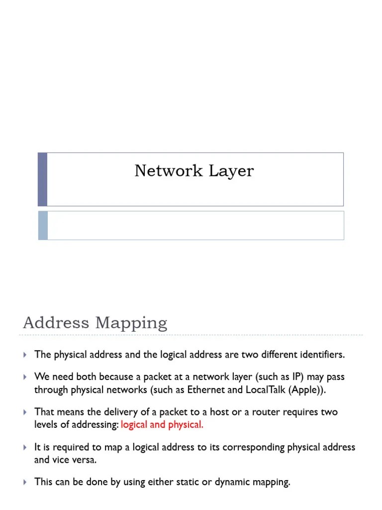 Network Layer (ARP, RARP, ICMP, IGMP) | PDF | Internet Protocols | Data Transmission