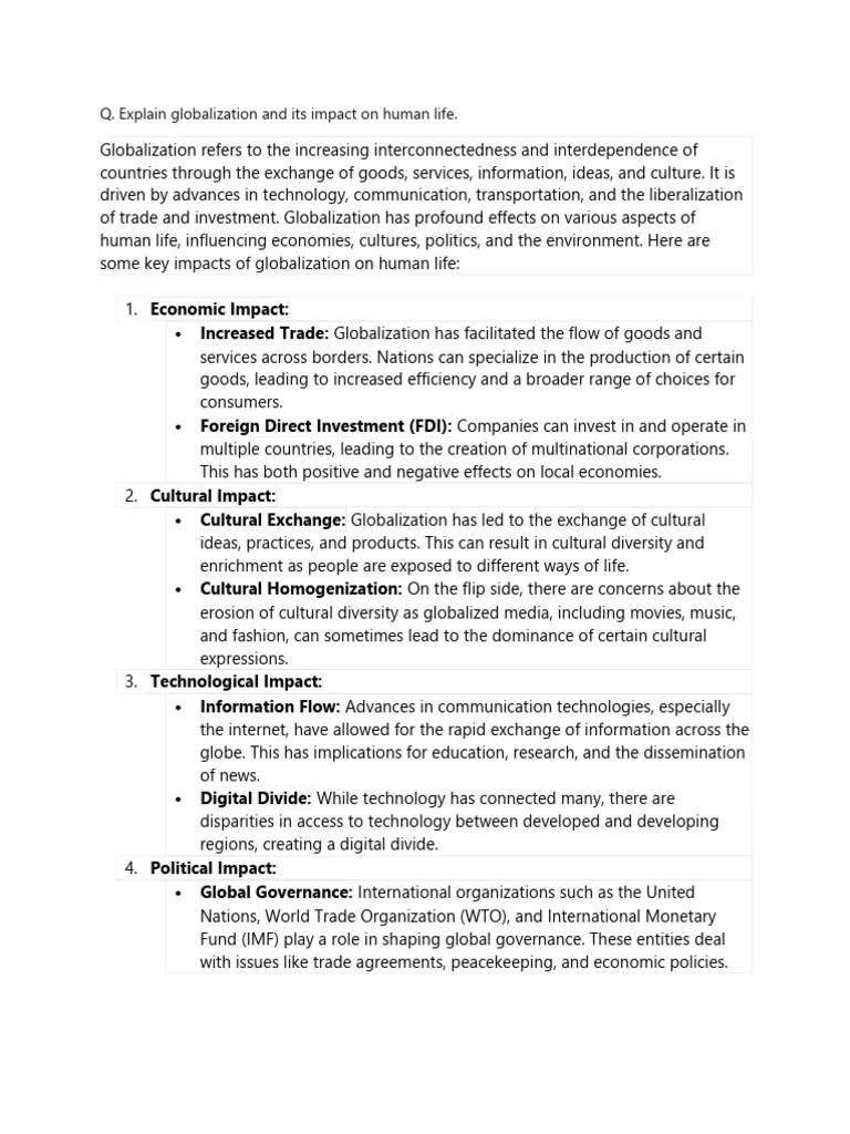 Globalization | PDF | Globalization | Economic Inequality