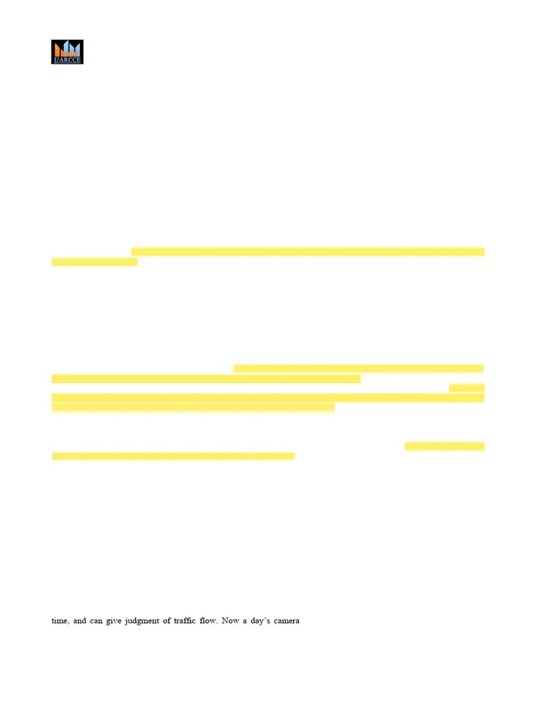 4-Traffic Control Using Computer Vision | PDF | Machine Learning | Traffic