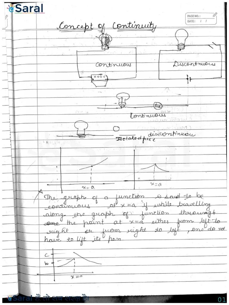 Continuity Lecture Notes | PDF