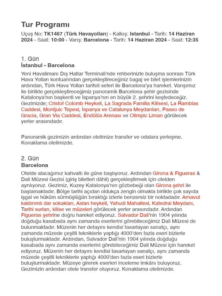 14-21 June Tour | PDF