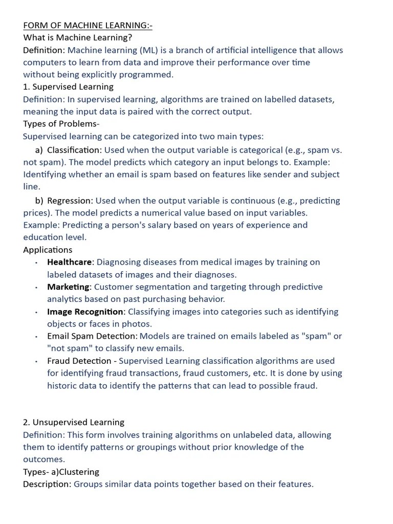 Ai Notes | PDF | Bayesian Network | Machine Learning