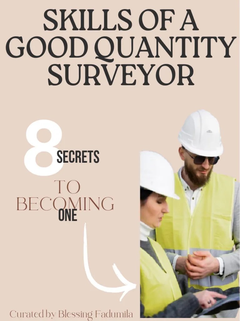 Skills Of A Good Quantity Surveyor Pdf