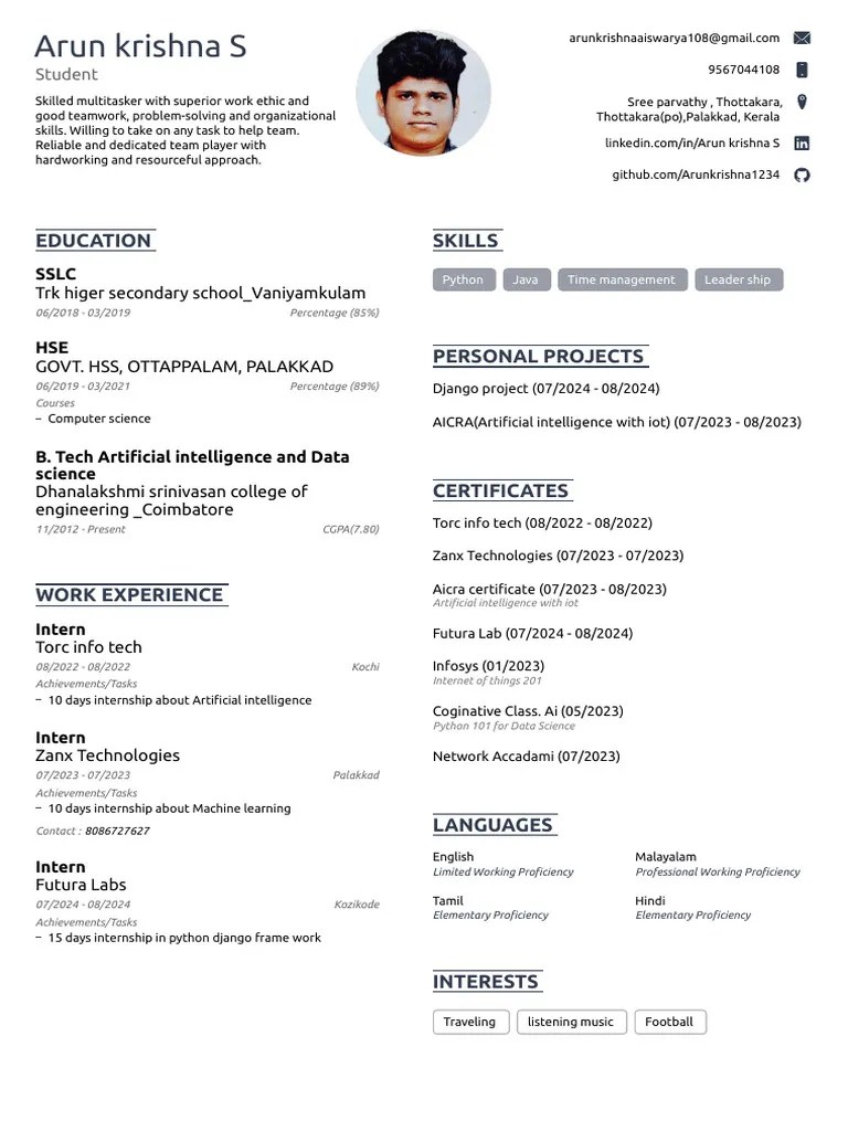 My Resume | PDF | Artificial Intelligence | Intelligence (AI) & Semantics