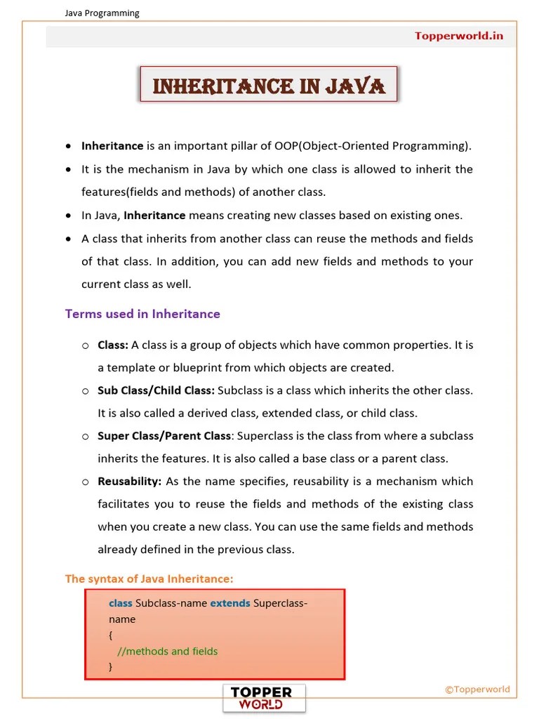 Java Lab Inheritance Class Computer Programming Inheritance - Best Vintage Backgrounds in Full HD