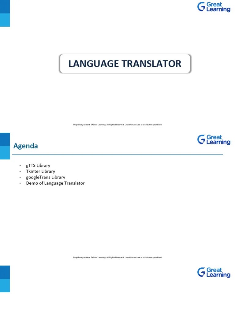 Language Translator In Python | PDF | Graphical User Interfaces ...