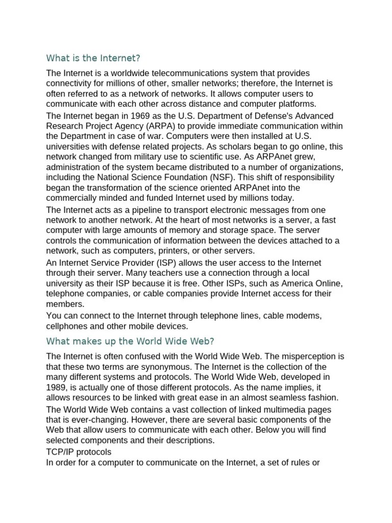 Web Chapter 1 | PDF | World Wide Web | Internet & Web