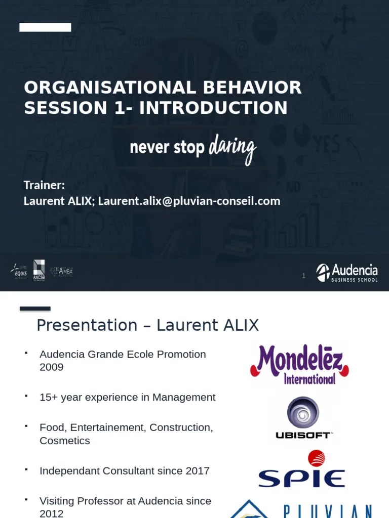 Session 1 - Intro | PDF | Motivation | Motivational