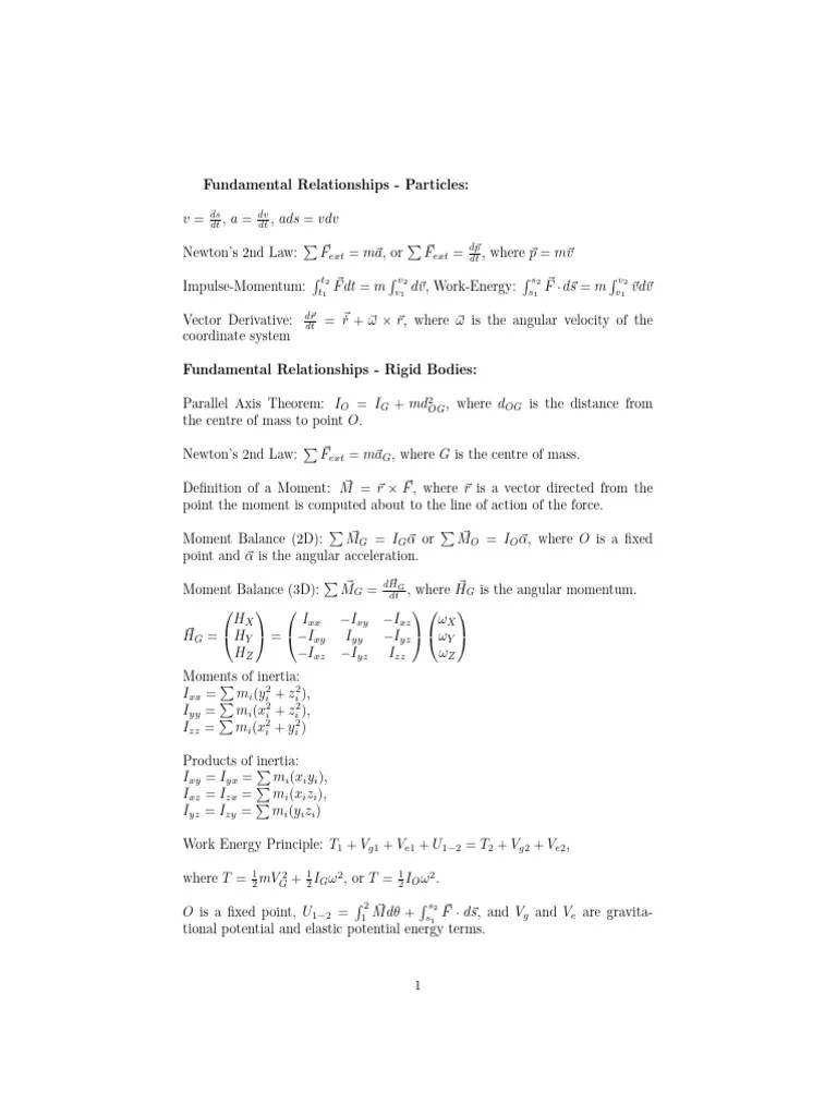 Dynamics | PDF | Force | Kinematics