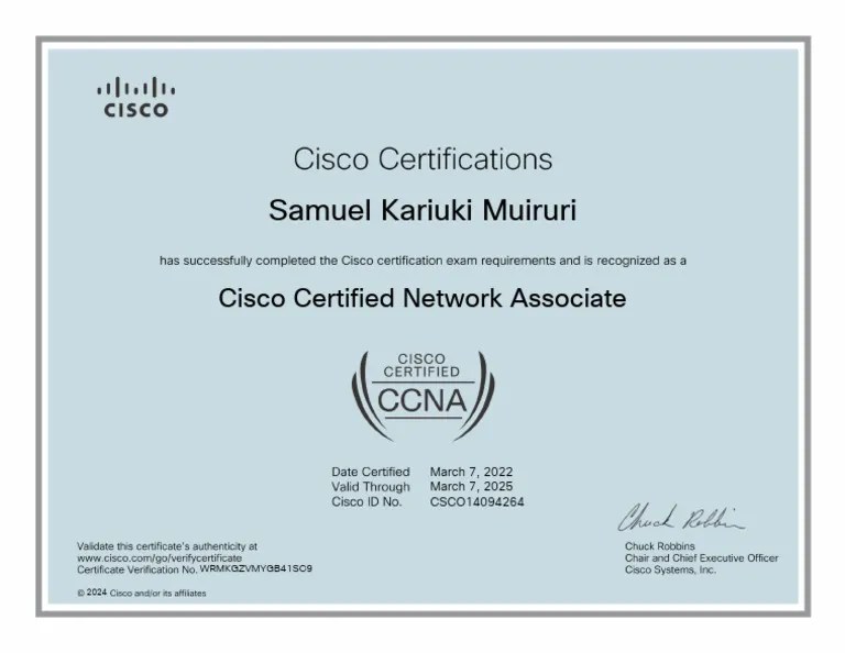 Cisco Certified Network Associate Certificate | PDF