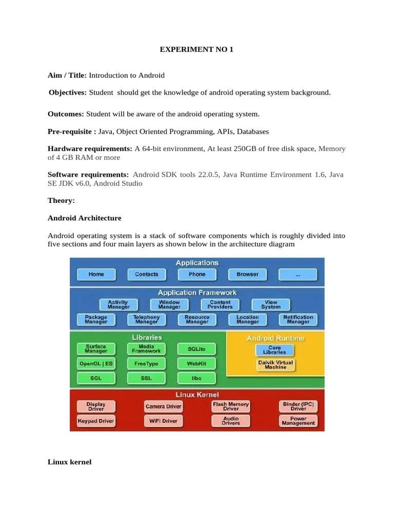Android Rd (1) | PDF | Android (Operating System) | Java (Programming ...