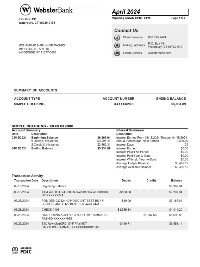 April Pdf Overdraft Debits And Credits