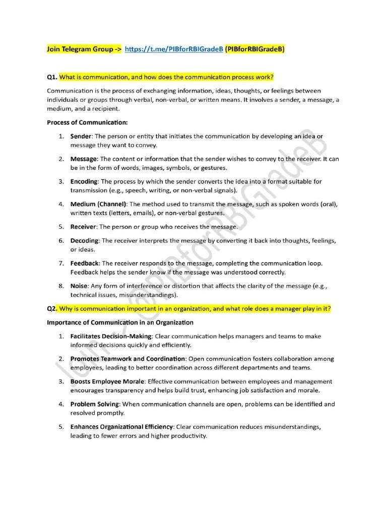 Management Communication Pdf