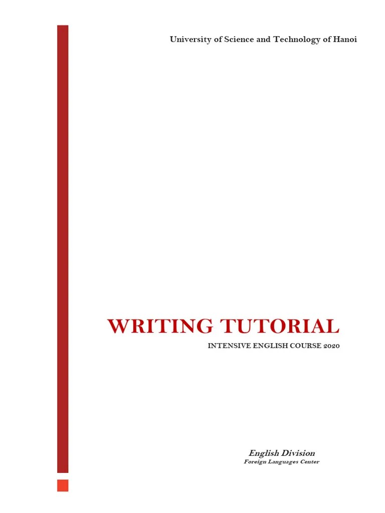Writing Tutorial | PDF | Knowledge | Chart