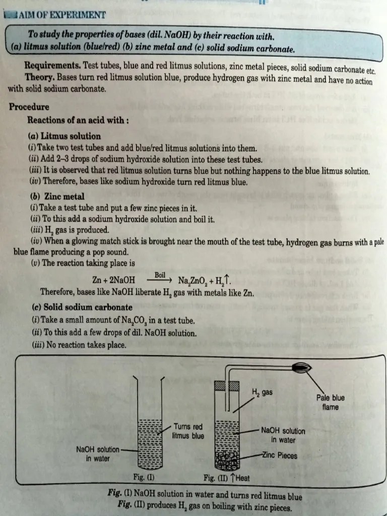 Experiment No. - 10 | PDF | Sodium Hydroxide | Sodium