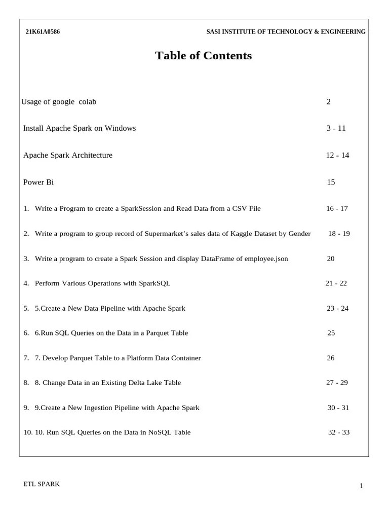 M Etl Spark | PDF | Apache Spark | Computer Cluster