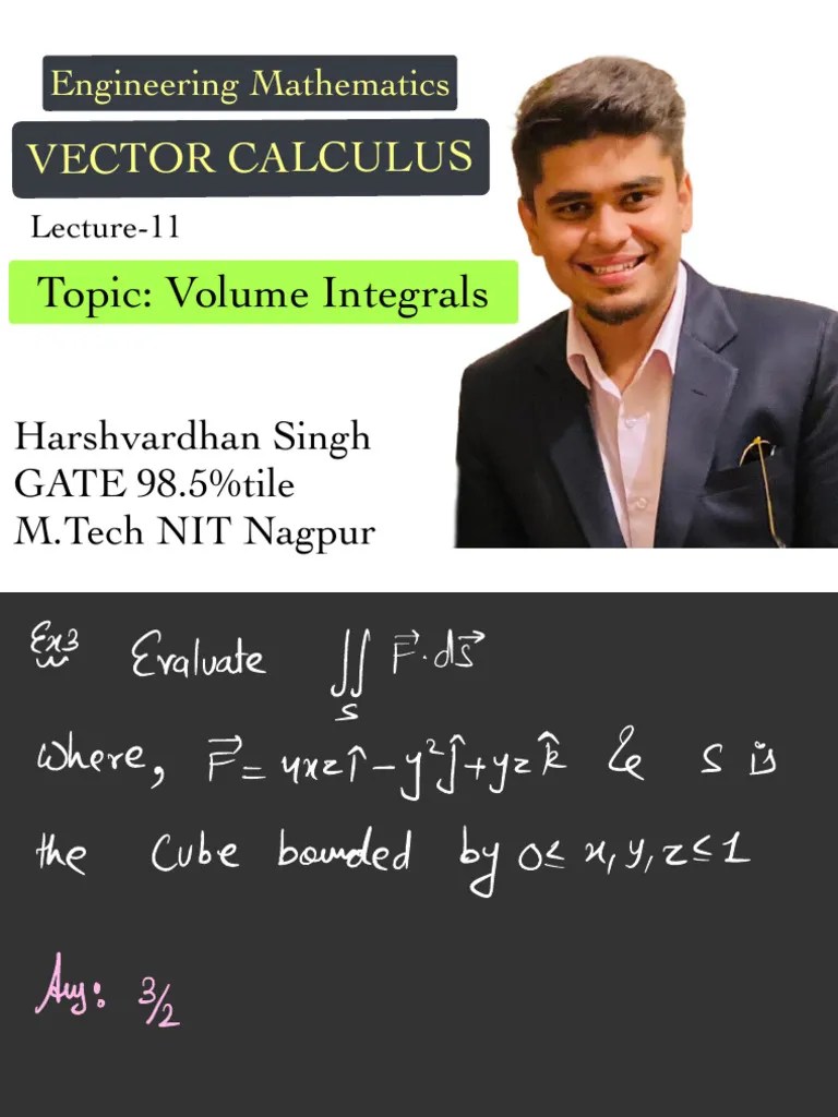 Lecture 11 | PDF | Integral | Volume