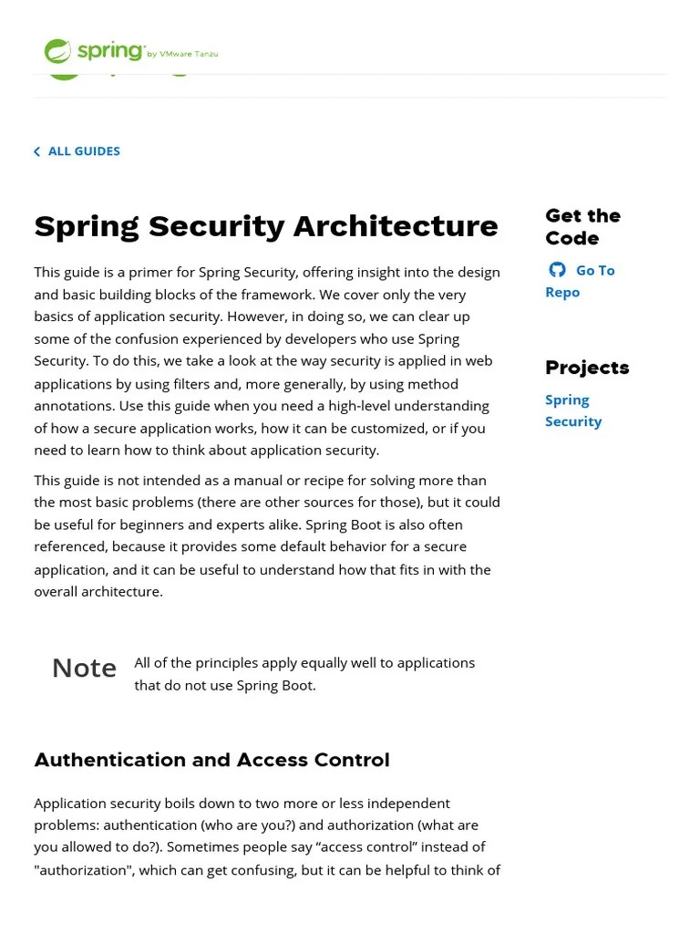 Tutorials Spring Security Modules Spring Security Core 3 Readme Md At - Mountain Design Collection - Mobile Quality