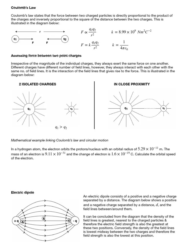 Electric Field Lecture 2 | PDF | Electric Field | Force