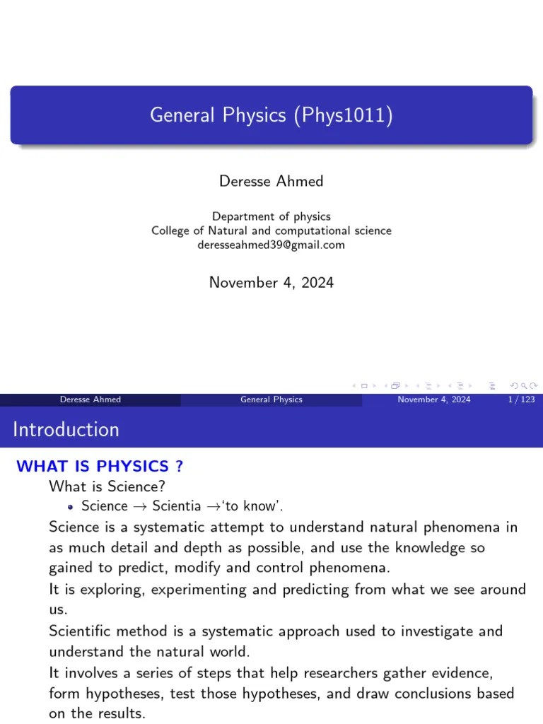 General Physics (1-3) | PDF | Significant Figures | Observational Error