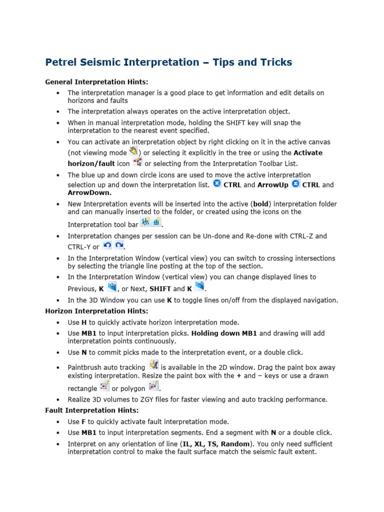 Seismic Interpretation Guide Pdf Cache Computing Operating System