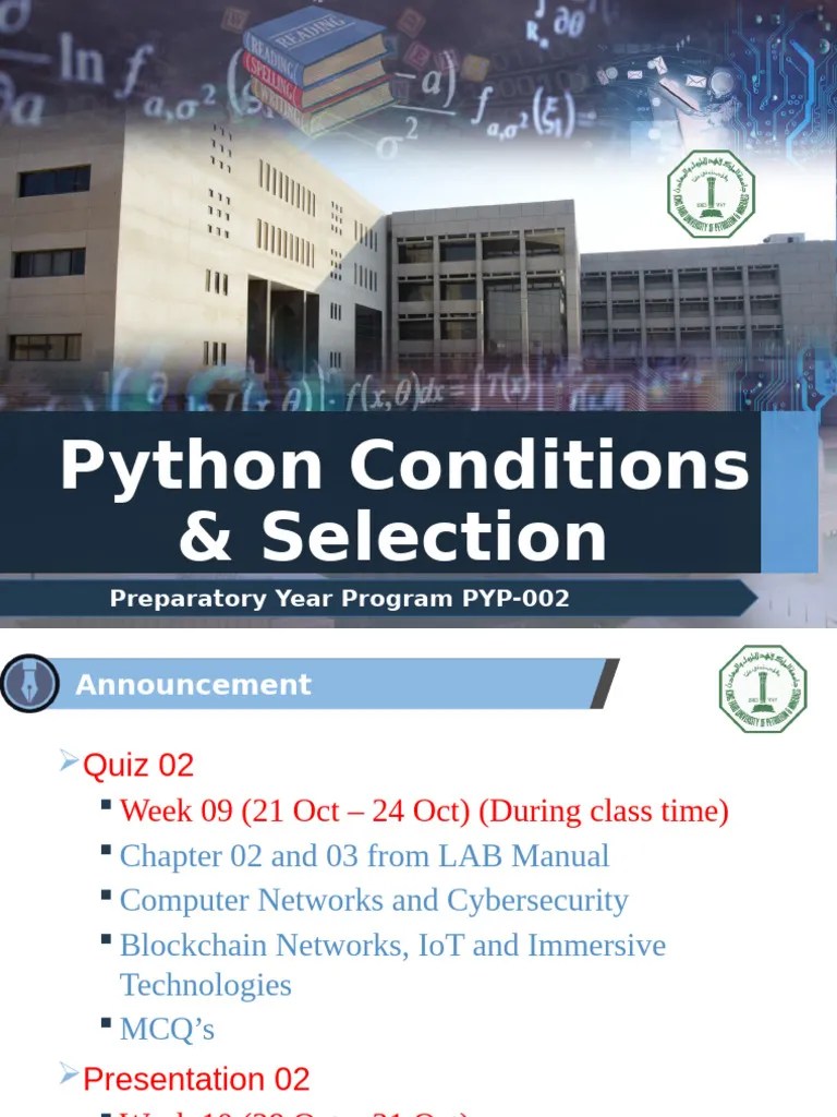 Python Selection | PDF | Python (Programming Language) | Computer ...