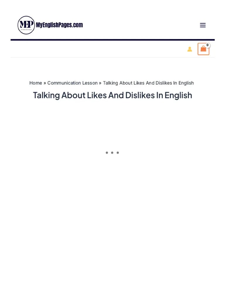 Talking About D Likes And Dislikes In English_ A Comprehensive List Of ...
